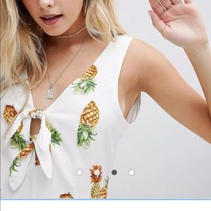 Wild honey pineapple romper